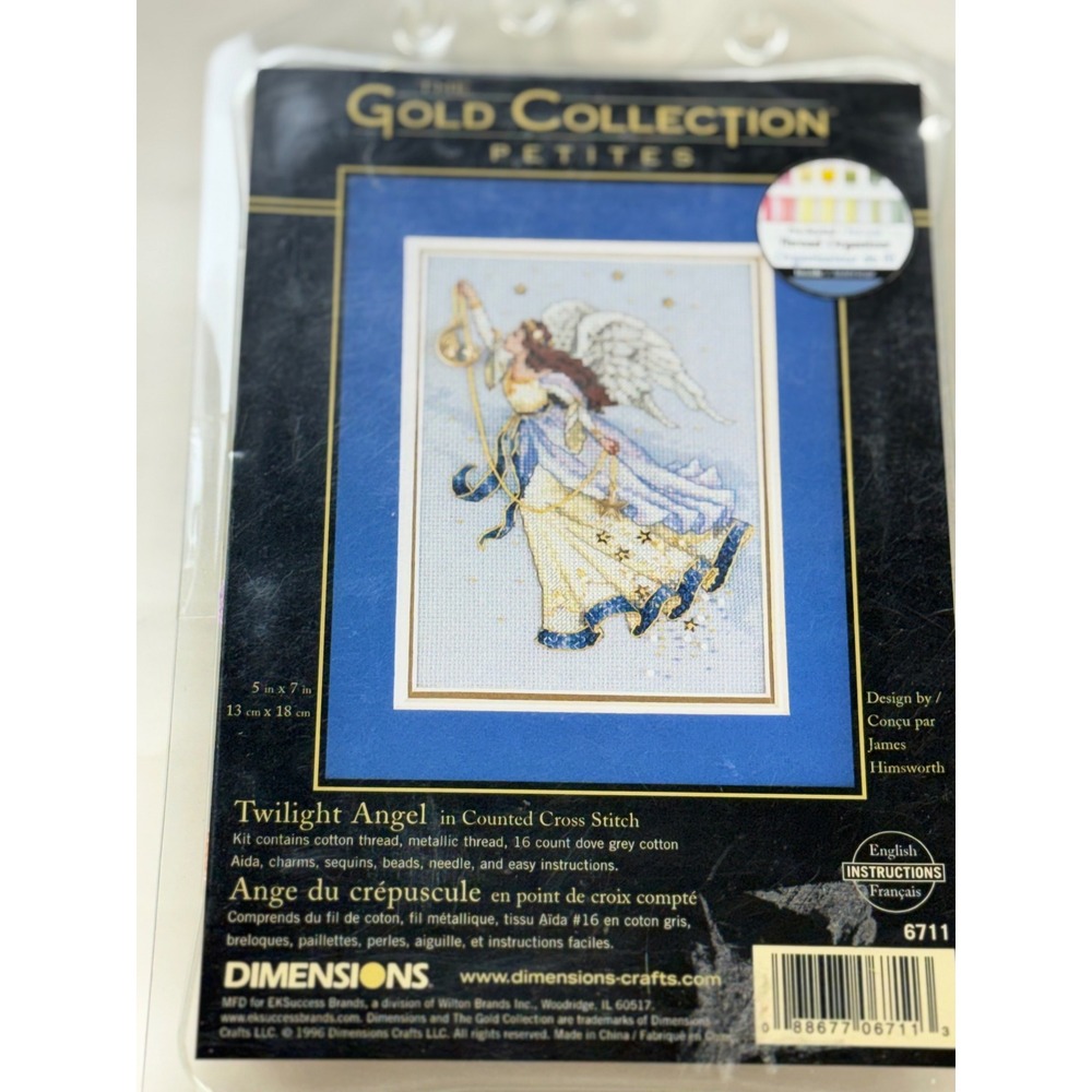 Vintage Dimensions Gold Collection Petites Twilight Angel Cross Stitch Kit